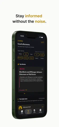 Captura de pantalla de Root News: Smart Daily Brief en iPhone 1