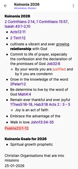 BibleNote screenshot 3