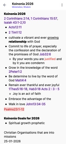 BibleNote screenshot