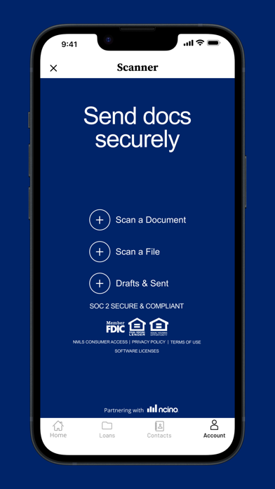 National Iron Bank Mortgage Screenshot