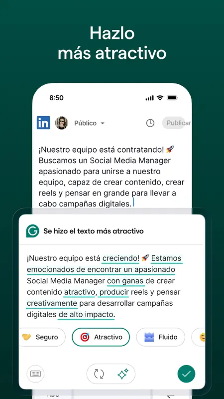 Grammarly: teclado con IA screenshot 4 of 10