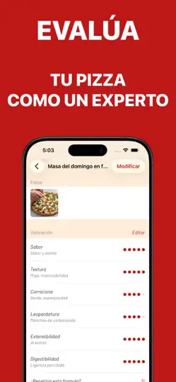 Captura de pantalla de Impasto - Diario De Pizza en iPhone 4
