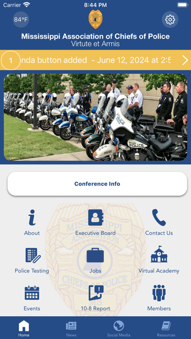 MS Chiefs of Police Screenshot
