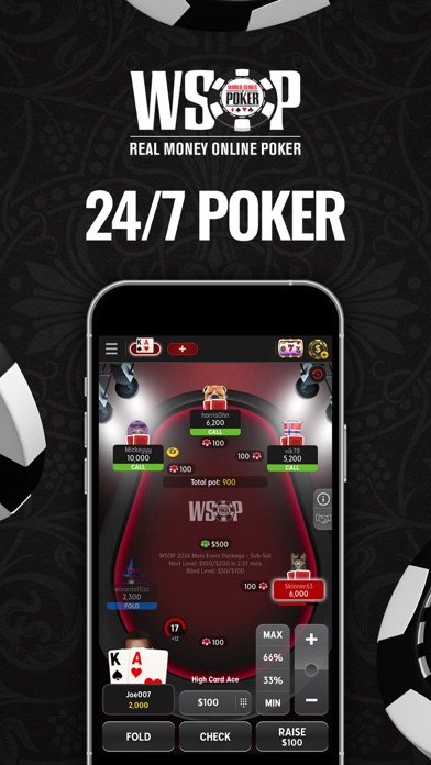 WSOP Real Money Poker – NJ Screenshot