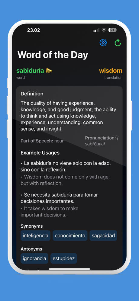 Word of the Day: vocabulary screenshot 1