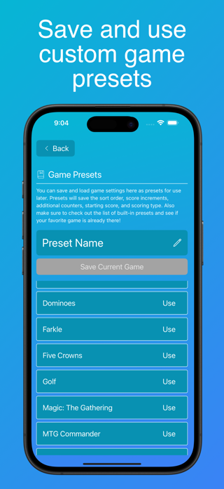 ScoreLedger: Scorekeeper App Screenshot 4 of 5