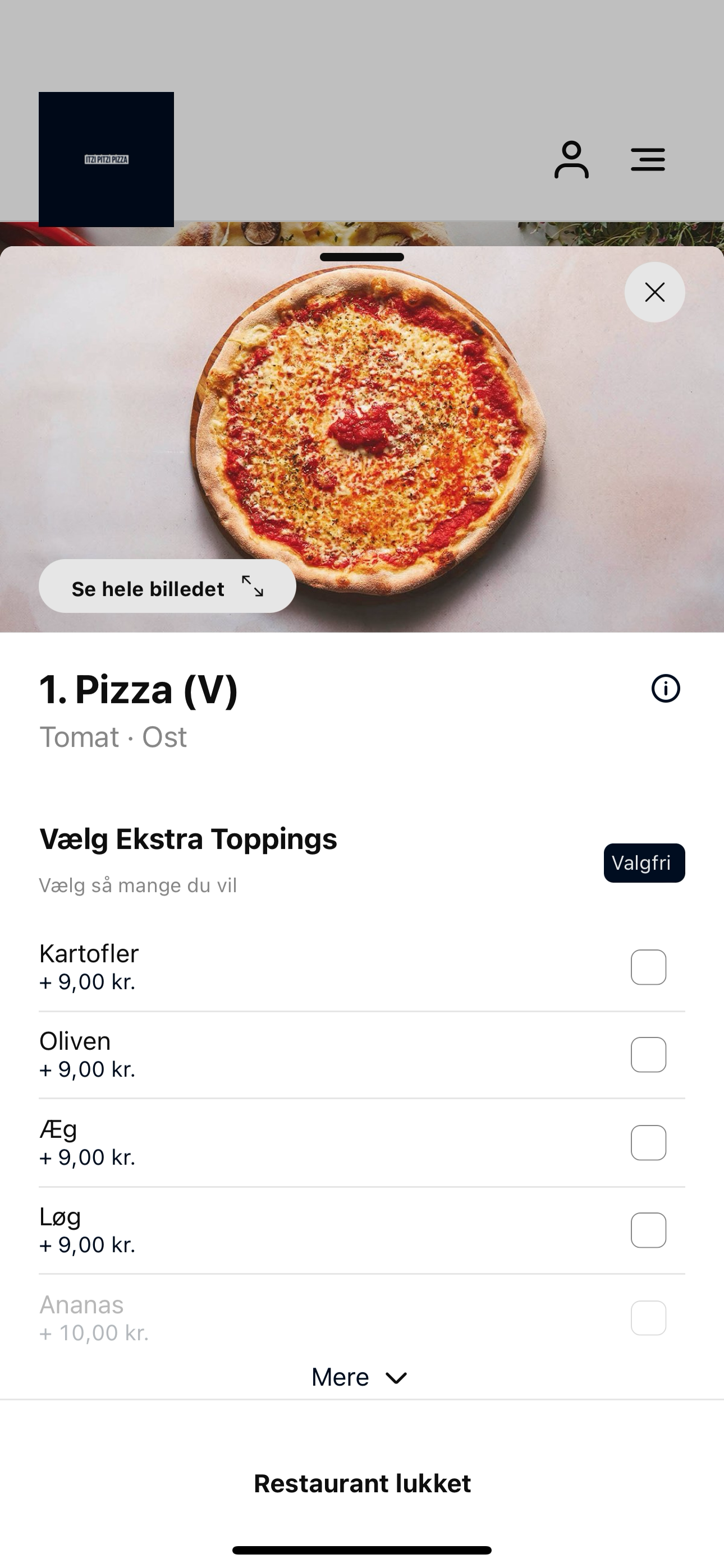 Itzi Pitzi Pizza Vesterbro