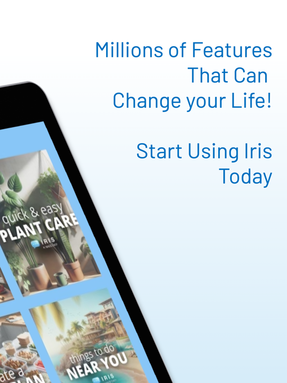 Iris AI Assistant iPad screenshot 8 - Productivity app