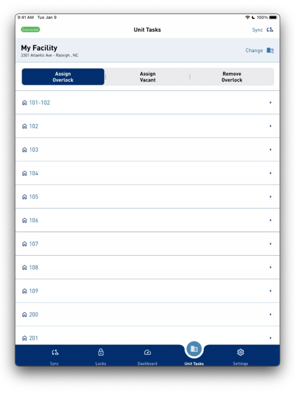 DaVinci Lock Mobile iPad screenshot 5 - Business app