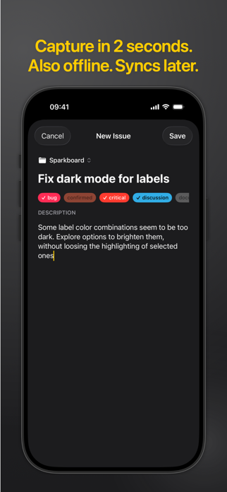 Quick Issues: Fast Git Capture Screenshot 2 of 3