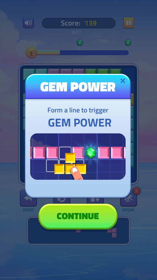 #4. Block Puzzle - Gems Adventure (iOS) 来自: OVIVO Games