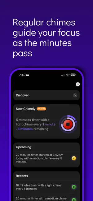 Chimely Mindfulness Timer screenshot 2