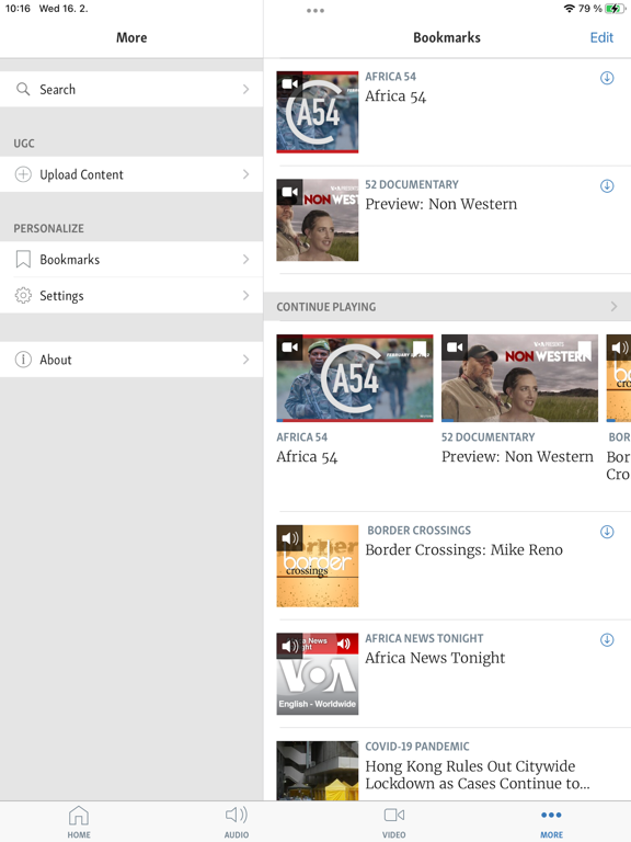VOA iPad screenshot 6 - News app