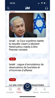 i24news iPhone Captures Décran 3