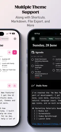 Parchment: Agenda & Daily Note iPhone Screenshot 4