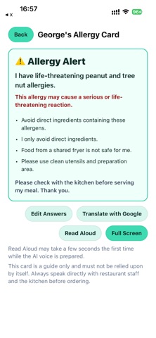 Allergy Advisor Screenshot 3 of 10