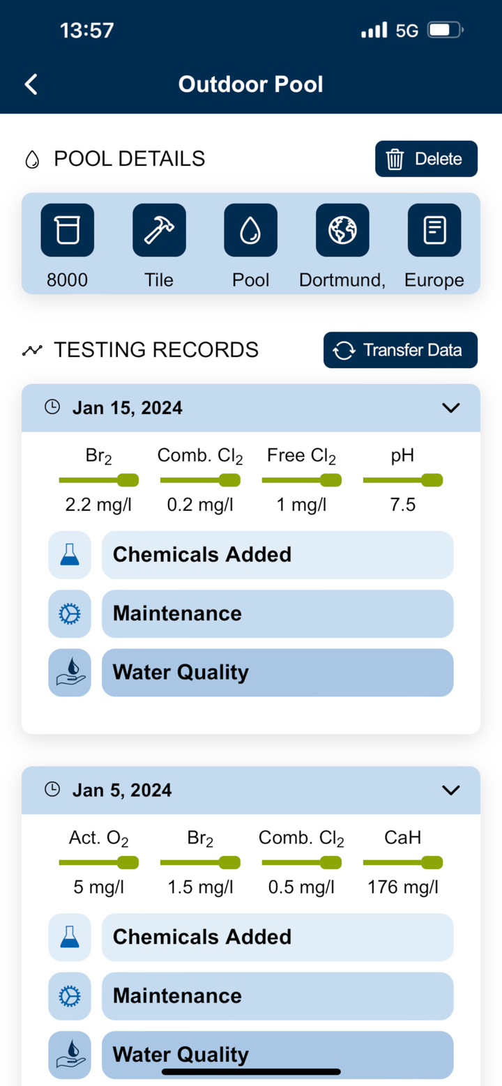 Lovibond® PoolAssistant screenshot 2