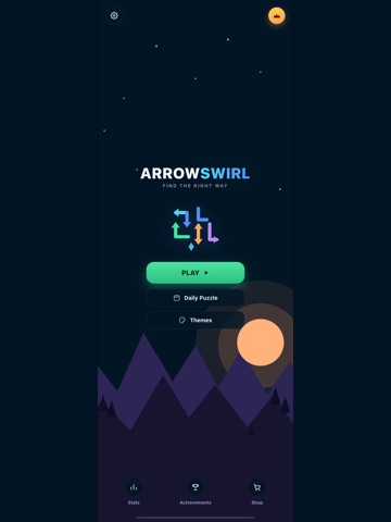Arrow Swirl iPad screenshot