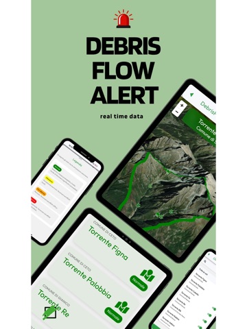 DebrisFlowAlert iPad screenshot