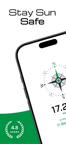 Current Altitude + Compass iPhone screenshot
