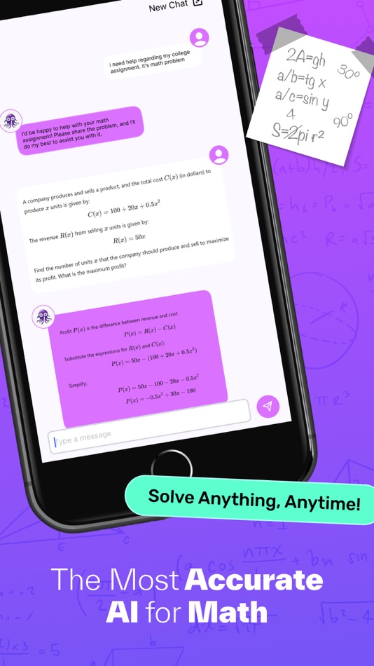 #6. YesMath – Math Homework Solver (iOS) Podle: Isaak Fabien Sundeman