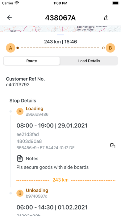 sennder Screenshot