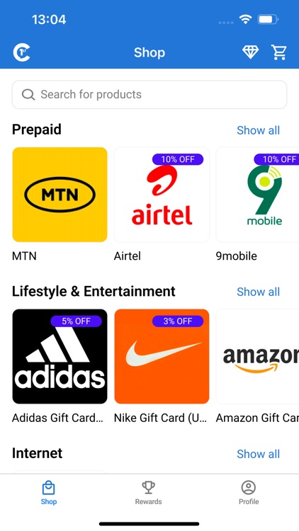 Carry1st Shop - Vouchers