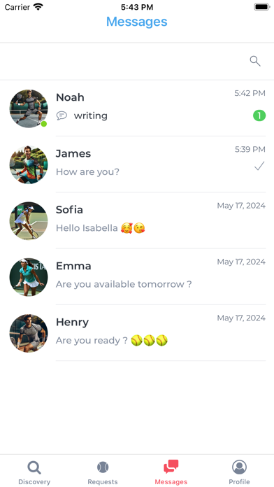 Tennis Partner Screenshot