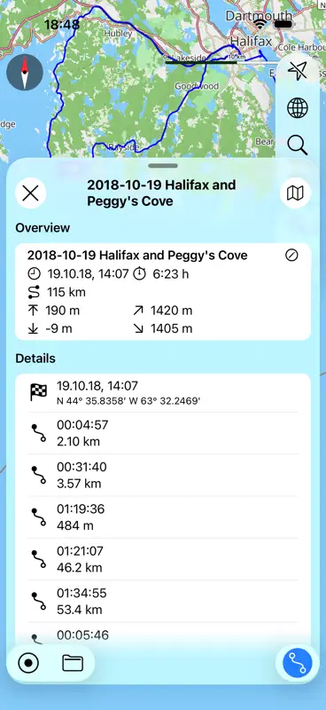 myTracks - The GPS-Logger screenshot 8 of 8