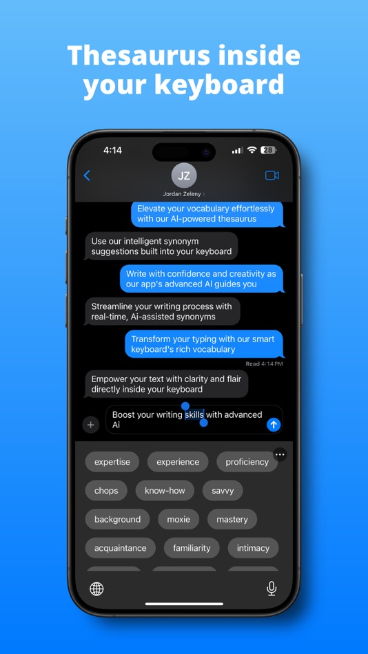 #1. Thesaurus Keyboard - Synonyms (macOS) By: Jordan Zeleny