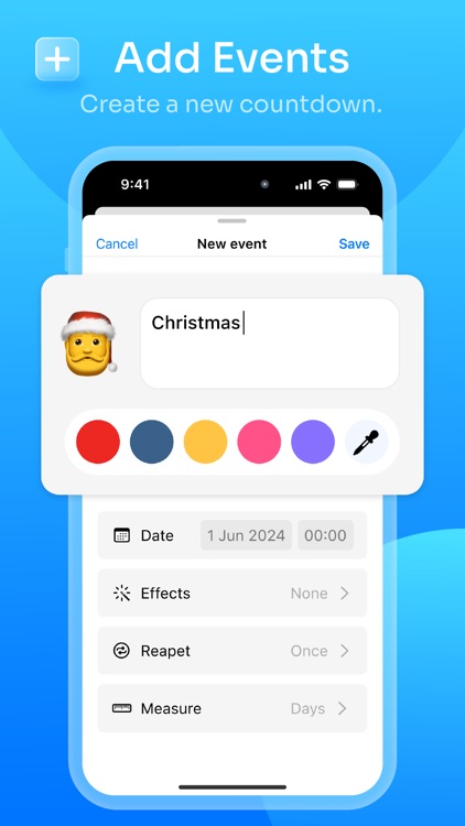 Countdown Widget: Holidays