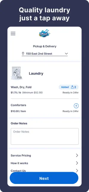 Whaash Laundry screenshot 1