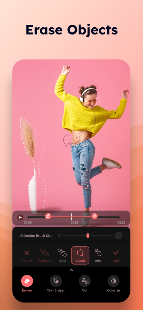 CutVibe: Video Object Eraser screenshot 1