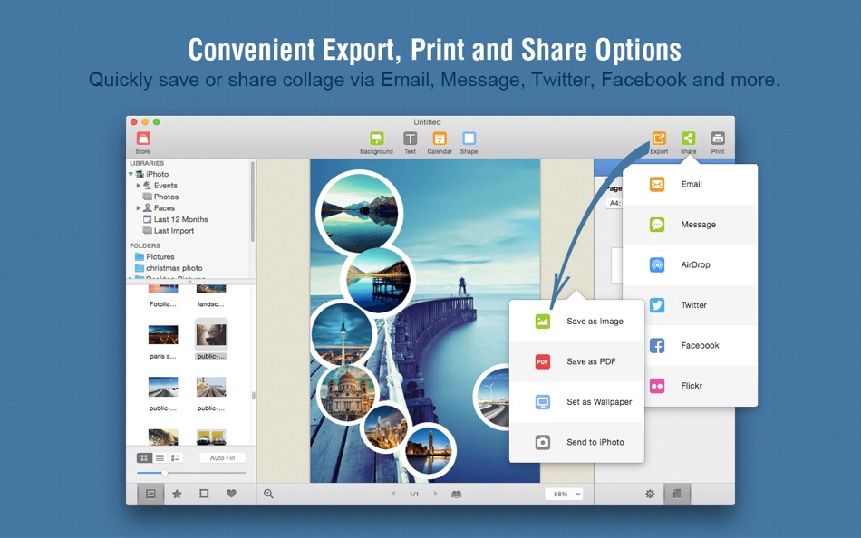 #5. Picture Collage Maker 3 (macOS) Tekijänä: PearlMountain Technology
