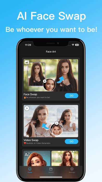 Face Art - AI Face Swap Videos Screenshot