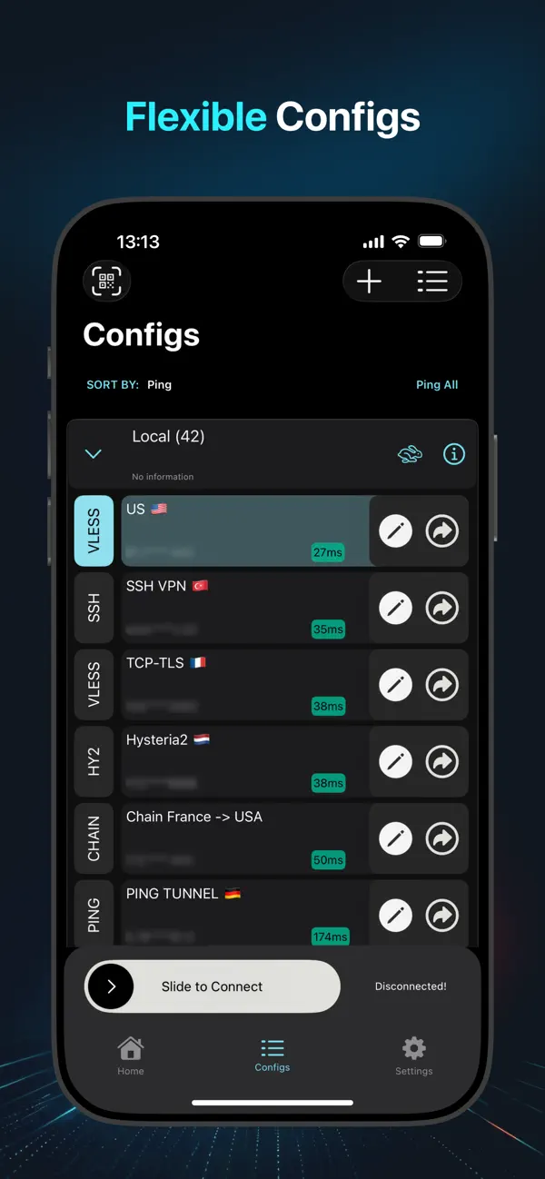 Screenshot #2 pour V2Box Pro - V2ray Client