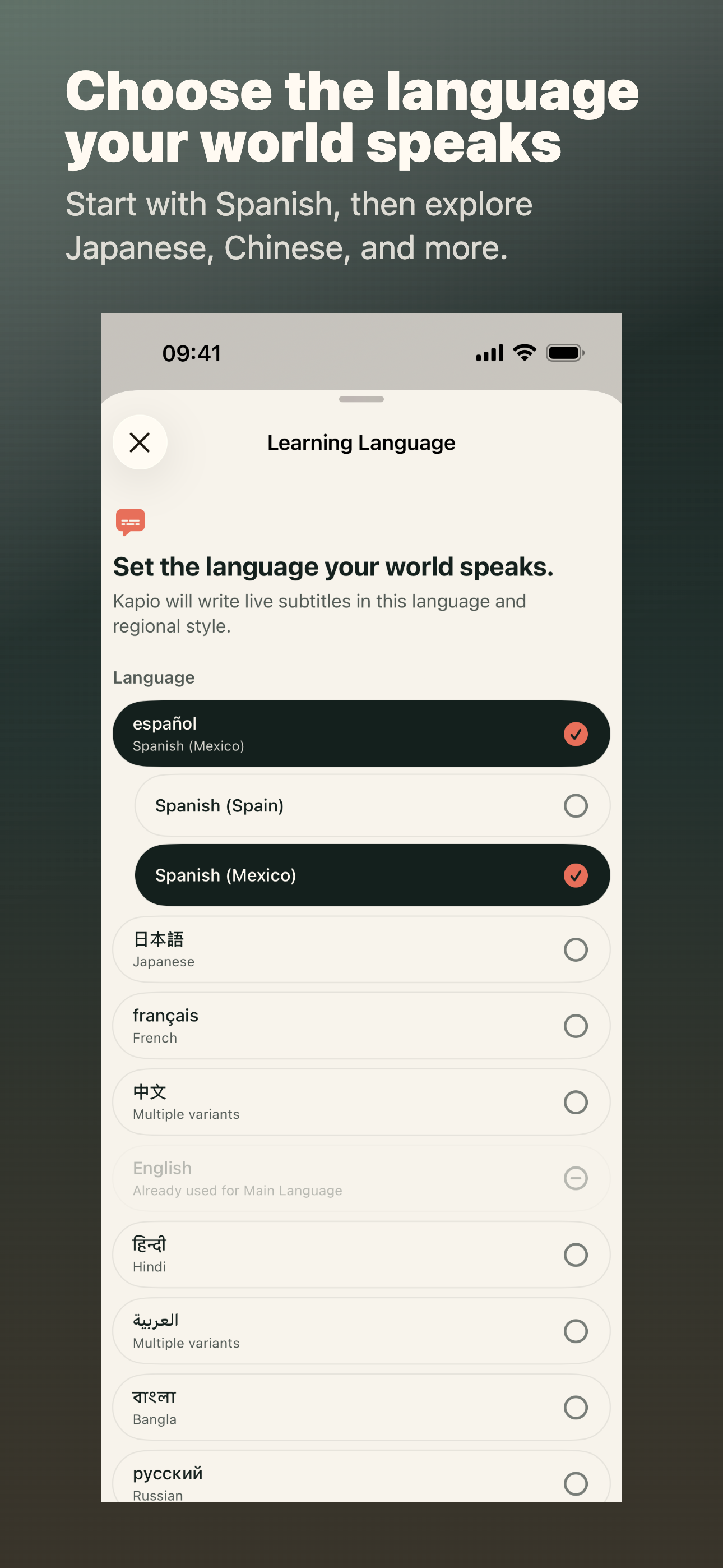 Language Learning Kapio screenshot 3