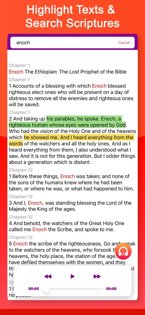 Screenshot #3 pour Book of Enoch & Audio