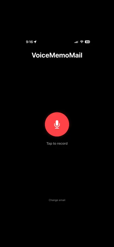 VoiceMemoMail screenshot 3