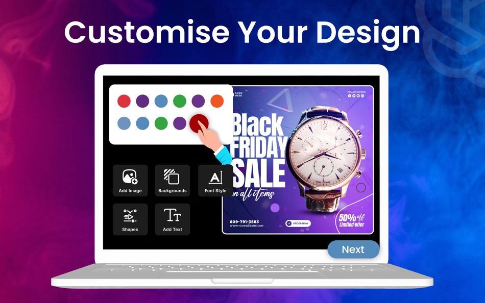 #5. AI Poster Maker - Flyer Design (macOS) 由: Usama Daood