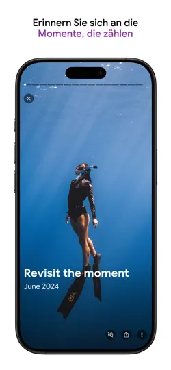 Screenshot von Google Fotos auf dem iPhone 5