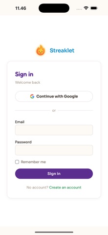 Streaklet screenshot