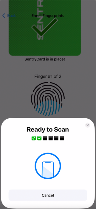 SentryCard Enroll Screenshot 4 of 5