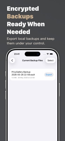 PrivyGallery-Dual Space Vault iPhone screenshot