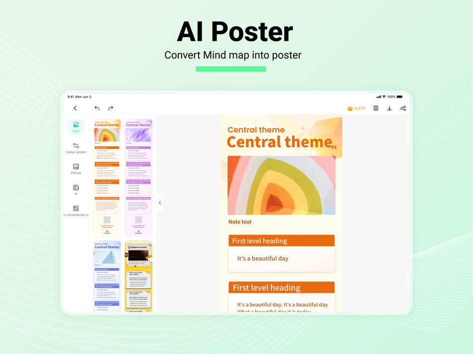 #6. EdrawMind: AI Mind Map, Notes (iOS) 由: Edraw Software Co., Ltd