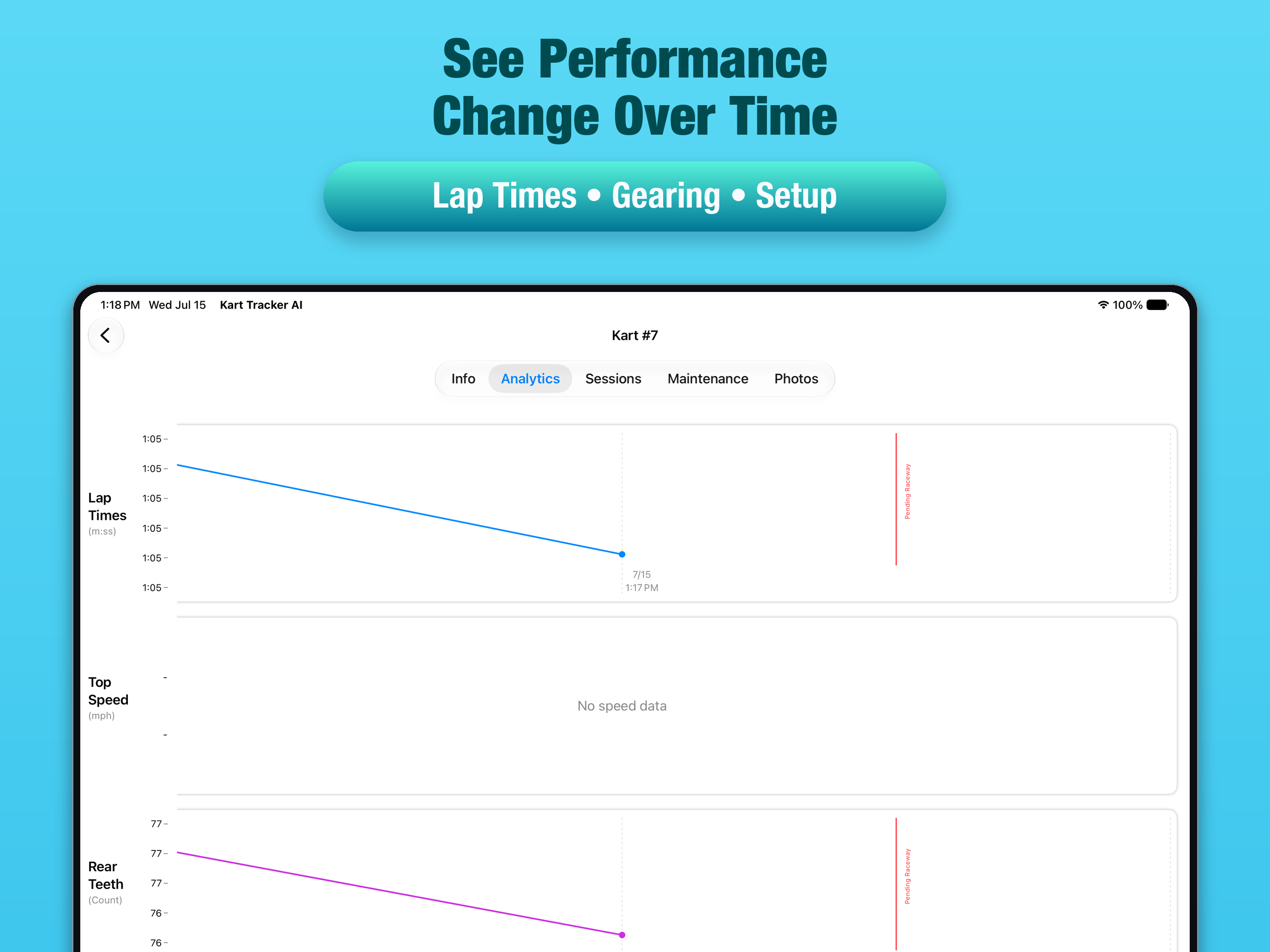KartTrackerAI Race Performance screenshot 14