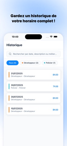 Quotas - Gestion des heures screenshot