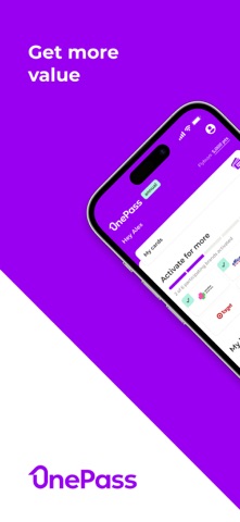 OnePass: Get more value iPhone screenshot 1