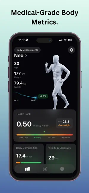 Body Measurement Tracker & BMI screenshot 1