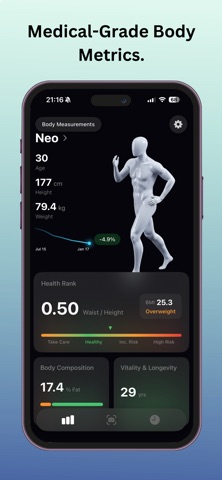 Body Measurement Tracker & BMI Screenshot 1 of 5